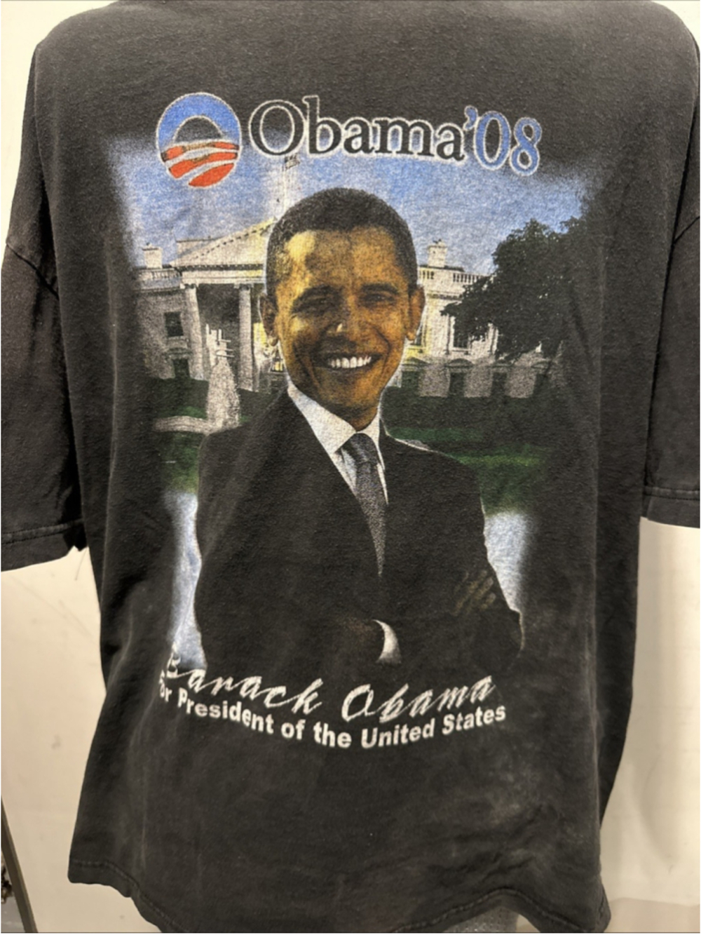 2008 Barack Obama Campaign T-Shirt "Time For Change" White House XL